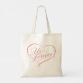 Us Forever Romantic Heart Tote Bag トートバッグ (裏面)