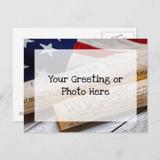 US Founding Documents ポストカード (正面/裏面)