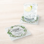 US GLASSと特別な日を共有していただき、ありがとうございます ガラスコースター (アングル)