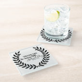 US GLASSと特別な日を共有していただき、ありがとうございます ガラスコースター (アングル)