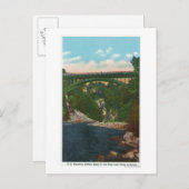 US Hwy Bridgeのビュー、ルート9 ポストカード (正面/裏面)