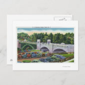 US Hwy Route 9ブリッジの表示 ポストカード (正面/裏面)