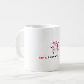 US Independence Day コーヒーマグカップ (正面左)