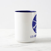 US-Infantry.comのマグ ツートーンマグカップ (中央)