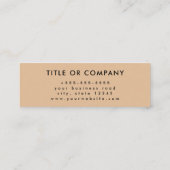 Us Instagram Facebook Tiktokロゴとの接続 スキニー名刺 (裏面)