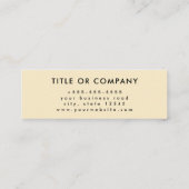 Us Instagram Facebook Tiktokロゴとの接続 スキニー名刺 (裏面)