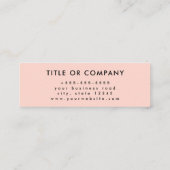 Us Instagram Facebook Tiktokロゴとの接続 スキニー名刺 (裏面)