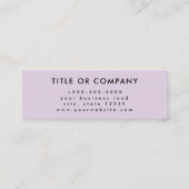 Us Instagram Facebook Tiktokロゴとの接続 スキニー名刺 (裏面)