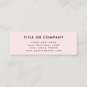 Us Instagram Facebook Whatsappロゴで接続 スキニー名刺 (裏面)