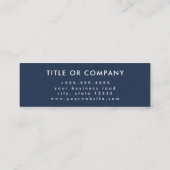 Us Instagram Facebook Whatsappロゴで接続 スキニー名刺 (裏面)