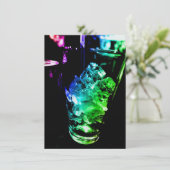 Us Join A Drink招待状-メタリック紙 招待状 (スタンド正面)