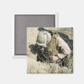 US Marineが穴を飛び降りる マグネット (正面/裏面)