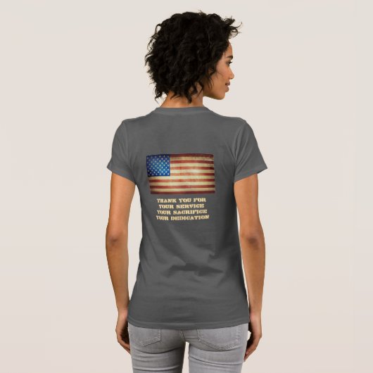 US MILITARY - Thank You Tシャツ (裏面フル)
