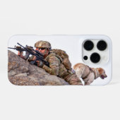US MILITARY WORKING DOG iPhoneケース (裏面横)