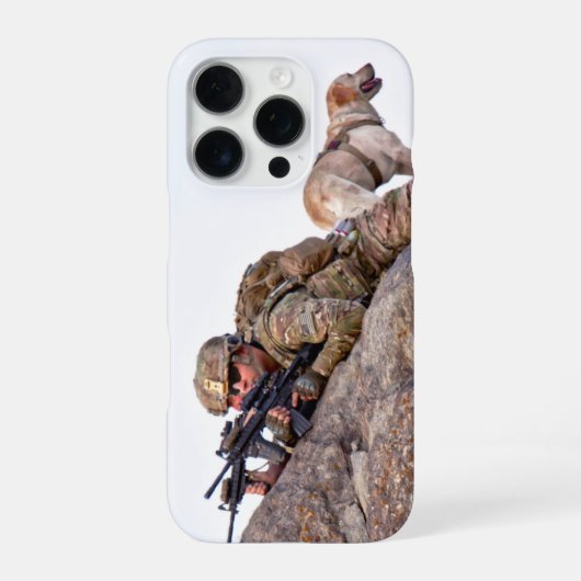 US MILITARY WORKING DOG iPhoneケース (裏面)