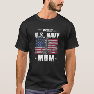 US Na Vy 誇りを持った Mother - 誇りを持った Us Na Vy For Mom V Tシャツ
