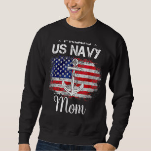 Us Na Vy Mother誇りを持った Us誇りを持った Na Vy For Mom Veter スウェットシャツ