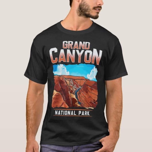 US National Park  Grand Canyon National Park  Tシャツ (正面)