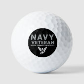 US Navy Veteran Honor Courage Commitment ゴルフボール (正面)