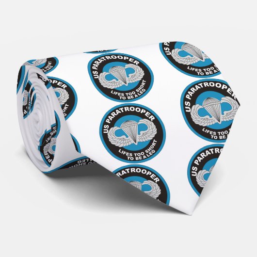 US Paratrooper - Lifes to Short to be a Leg ネクタイ (ロール)