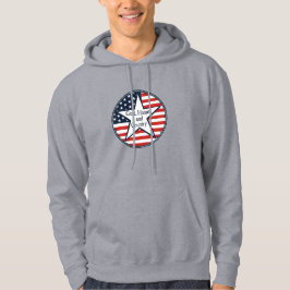 US patriot logo God Home Country US flag retro パーカ