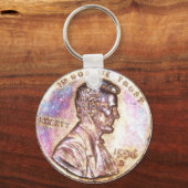 US Penny Copper Coin キーホルダー (正面)