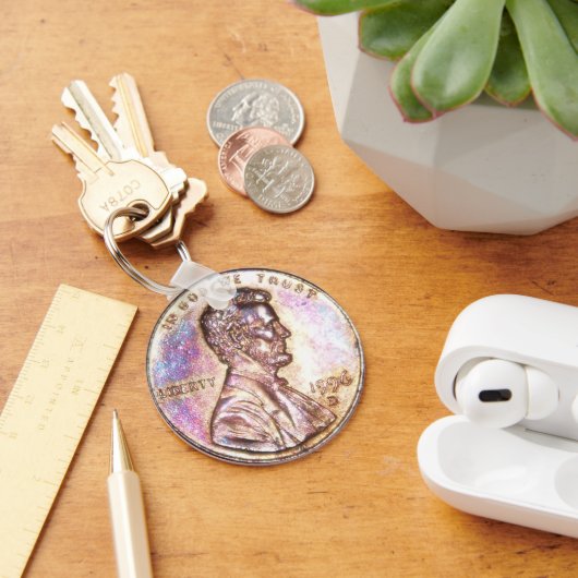 US Penny Copper Coin キーホルダー (デスク)