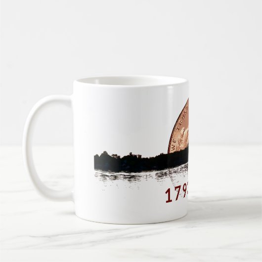 US Penny mug コーヒーマグカップ (左)