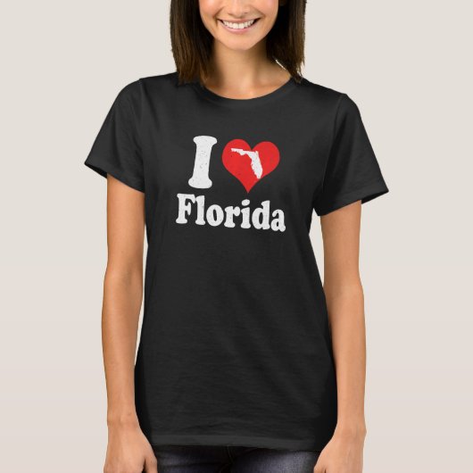 US Proud Citizen America Love State I Heart Florid Tシャツ (正面)