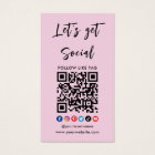 Us Qrコードとの接続プロフェッショナルトレンディーピンク