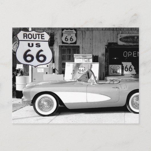 US Route 66旅行写真はがき ポストカード (正面)