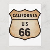 US ROUTE 66標識 ポストカード (正面)