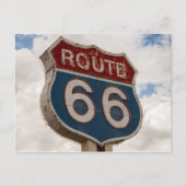 US ROUTE 66標識 ポストカード (正面)