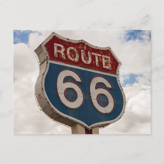 US ROUTE 66標識 ポストカード (正面)
