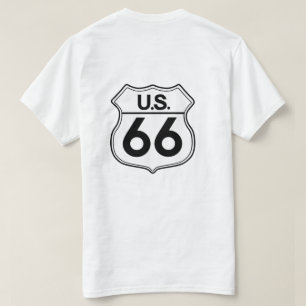 US Route 66 tシャツメンズTシャツ Tシャツ