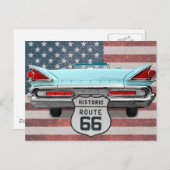 US Route 66 Travel Postcard ポストカード (正面/裏面)