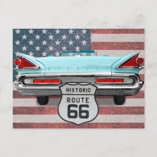 US Route 66 Travel Postcard ポストカード