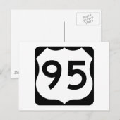US Route 95標識 ポストカード (正面/裏面)