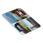 US San Francisco - Napa Valley Golden Gate Bridge マグネット (右側)