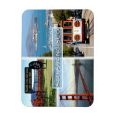 US San Francisco - Napa Valley Golden Gate Bridge マグネット (縦)