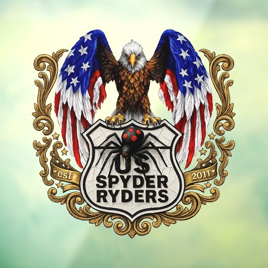 US Spyder Ryders - イーグルデカール ウィンドウサイン (シート3)
