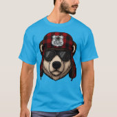 US Spyder Ryders - シロクマ3 Tシャツ (正面)