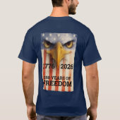 US Spyder Ryders - 1776-2026 250 Years Of Freedom Tシャツ (裏面)