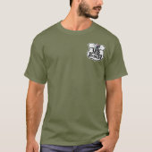 US Spyder Ryders - Eagle Flag Logo Back Tシャツ (正面)
