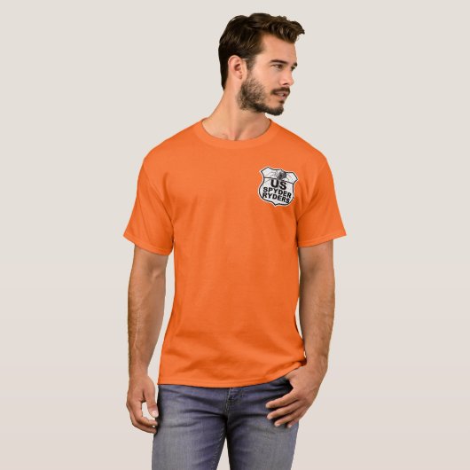 US Spyder Ryders - Lean Into It. Tシャツ (正面フル)