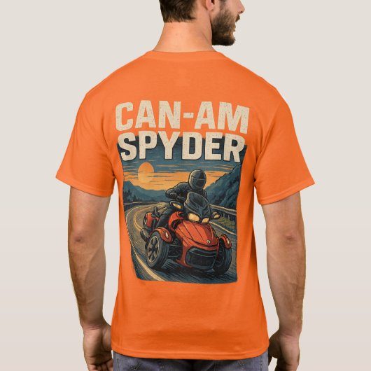 US Spyder Ryders - Lean Into It. Tシャツ (裏面)