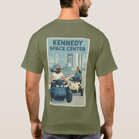 US Spyder Ryders - Poster Ride KSC Tシャツ (裏面)