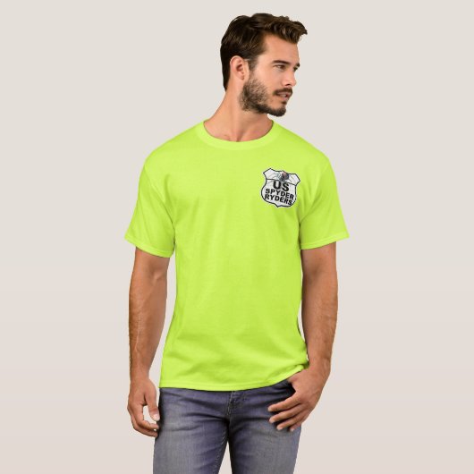 US Spyder Ryders - QR Code 2S Tシャツ (正面フル)