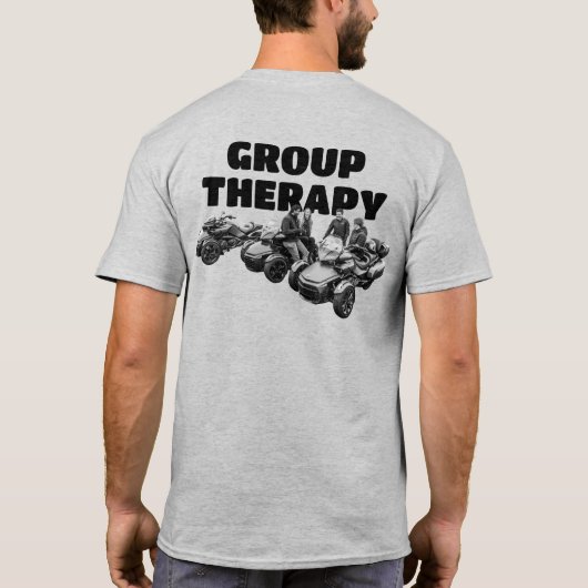 US Spyder Ryders - Therapy/Group Therapy Tシャツ (裏面)