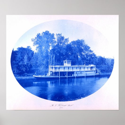 US Towboat "Alert", 1885 ポスター (正面)